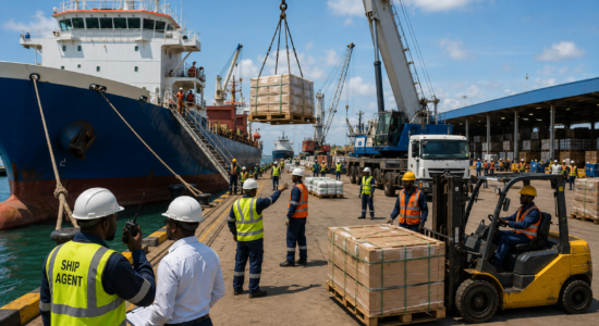 Ship agency and stevedoring, support for vessels and cargo operations. Ship agency and stevedoring, support for vessels and cargo operations.