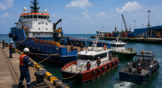 Vessel support- berthing for OSVs, Crew boats and SVC Vessels. Vessel support- berthing for OSVs, Crew boats and SVC Vessels.